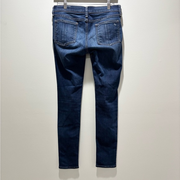 Rag & Bone Dark Blue Skinny Jeans Bedford Cotton Blend Size 28 - Picture 2 of 6